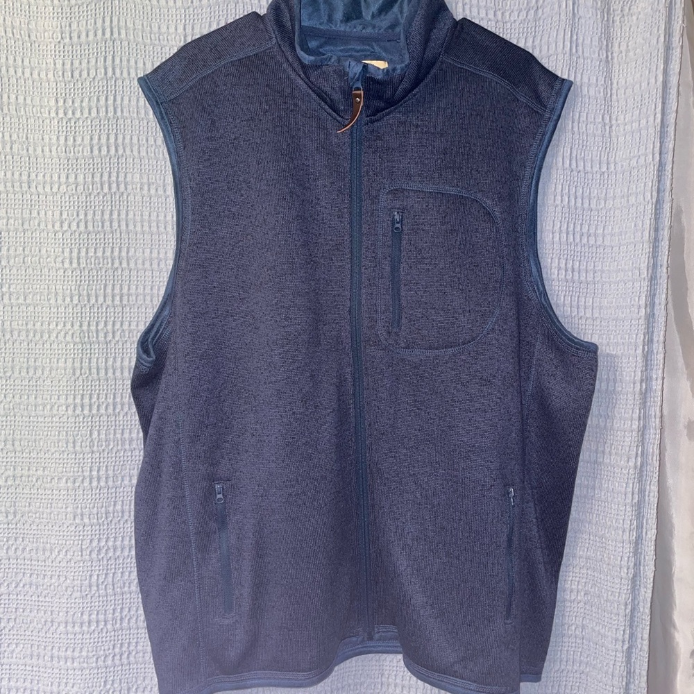 NWOT Vermont County Store Women’s plus size Navy Vest in size 3x